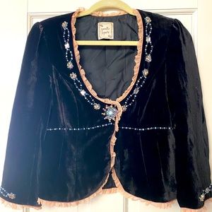 Nanette Lepore velvet blazer
